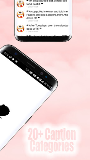 Caption For Instagram and Face Screen 2