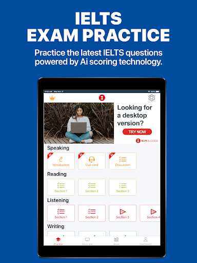 Screenshot of Exam Success: Test Preparation