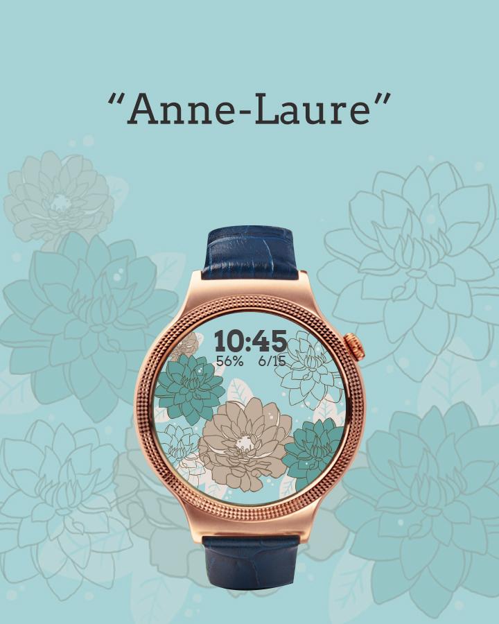 Android application Floral Watch Face screenshort