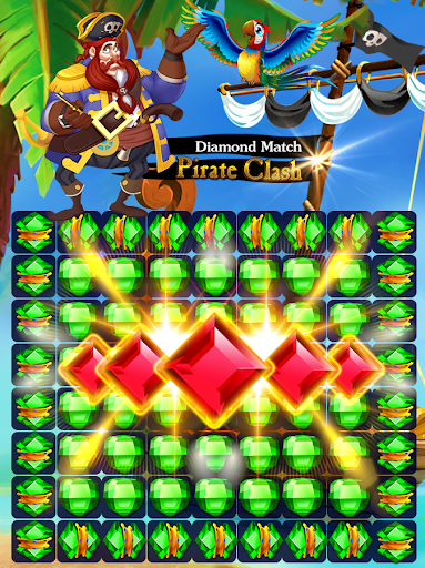 Android application Diamonds Match Pirate Clash ⚓ screenshort
