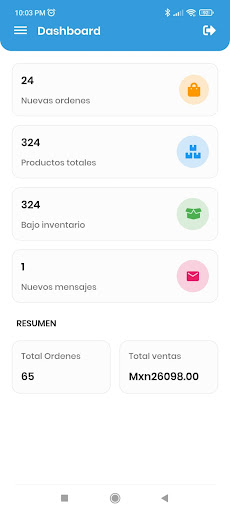 Administrador SP Screen 2