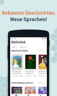 Beelinguapp: Sprachen Lernen durch Hörbücher Screenshot