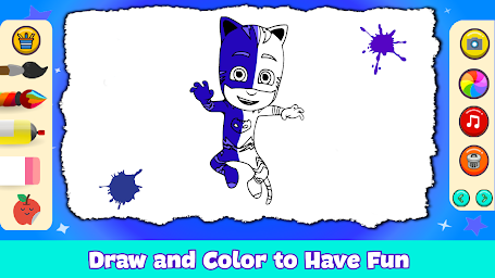 Catboy Mask Coloring Book