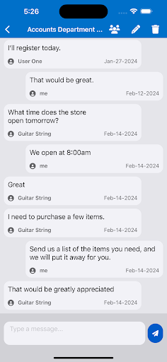 Subscribedin Messenger Screen 3