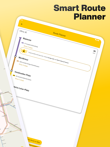 Screenshot of Berlin Subway U&S-Bahn map
