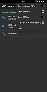 WiFi Locator Tangkapan layar