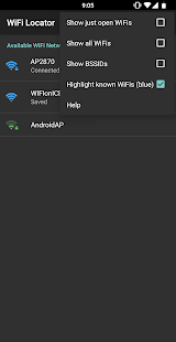 WiFi Locator Screenshot