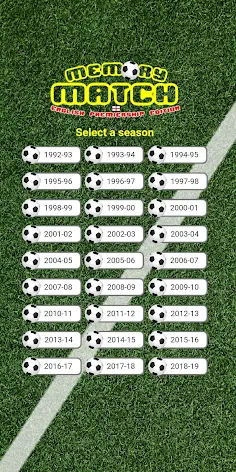 Memory Match Football EPL - Screenshot 1