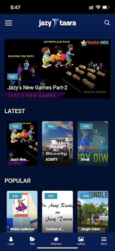Android application Jazy Taara screenshort