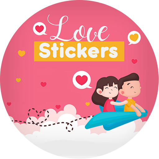 Mensagens e Adesivos de Amor P logo