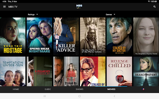 Screenshot of MBS TV
