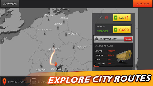 Truck Driving Simulator Screen 2