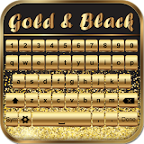 Gold and Black Keyboard Themes icon