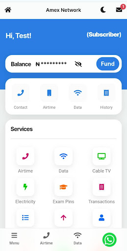 Android application AmexNetwork screenshort