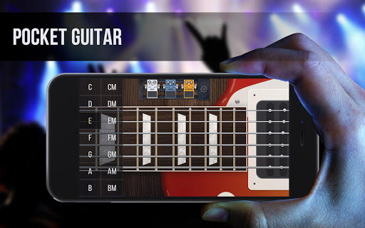 Android application Real guitar - guitar simulator screenshort