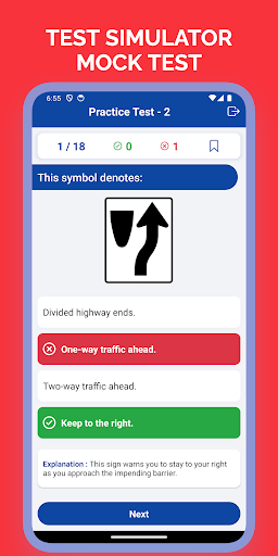 PennDOT PA DMV Practice Test Screen 2