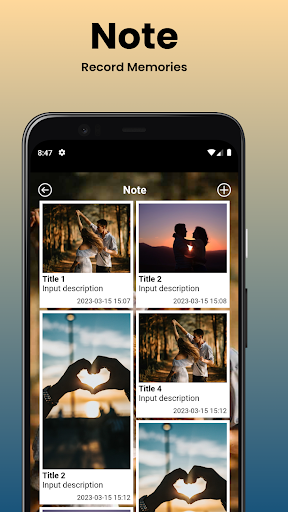 Đếm ngày yêu -  Dark mode