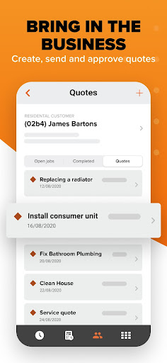 Android application Workever screenshort
