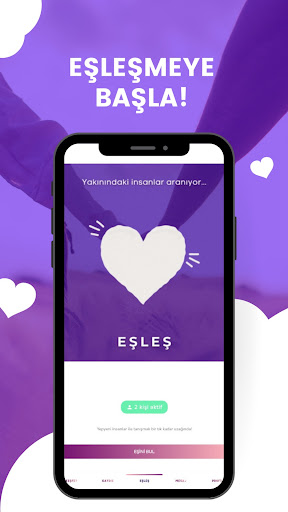 Android application Eşleş - Arkadaş Bul, Sohbet Et screenshort