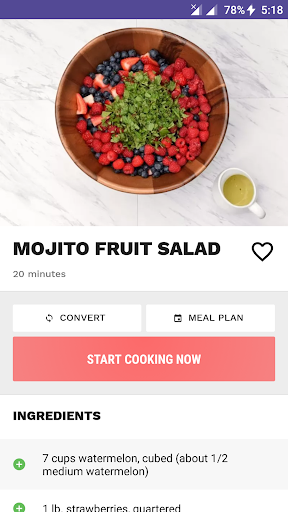 Screenshot of Portuguese Recipes