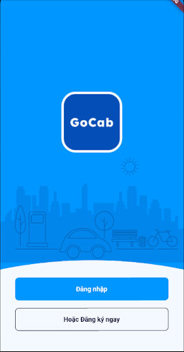 Android application GoCab screenshort