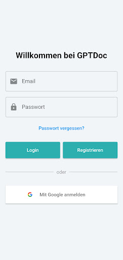 Android application GPTDoc - Medizinanalysen screenshort