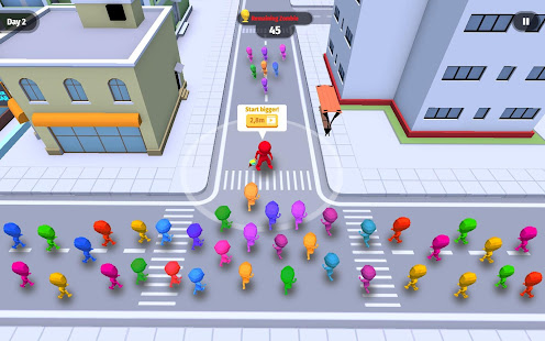 Move.io: Move Stop Move - Stickman Crowd 3D