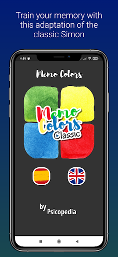 Android application Memo Colors Train your Memory screenshort