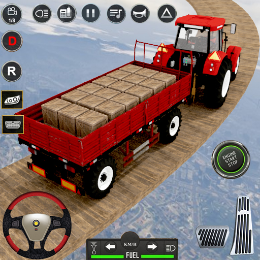 Farm Stunt: Heavy Tractor game logo