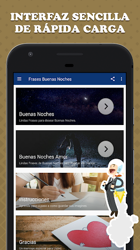 Android application Frases Buenas Noches screenshort