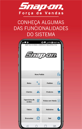Android application Snapon - Força de Vendas screenshort
