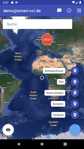 Android application smart-cci - water screenshort