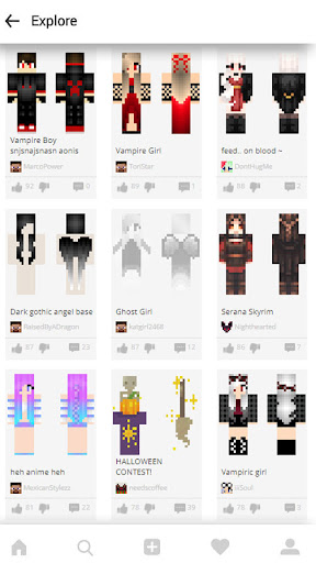Vampire Skins For Minecraft