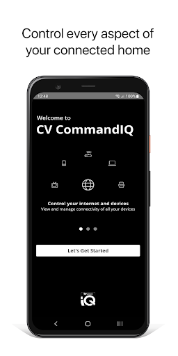 Android application CV CommandIQ screenshort