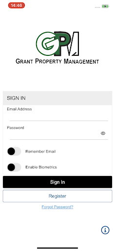 Android application Grant Mgmt screenshort