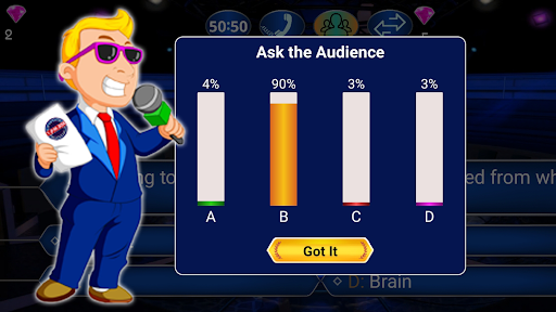 Millionaire TV Read Question 3