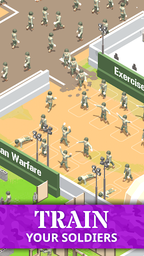 Idle Army Base: Tycoon Game  screenshots 2