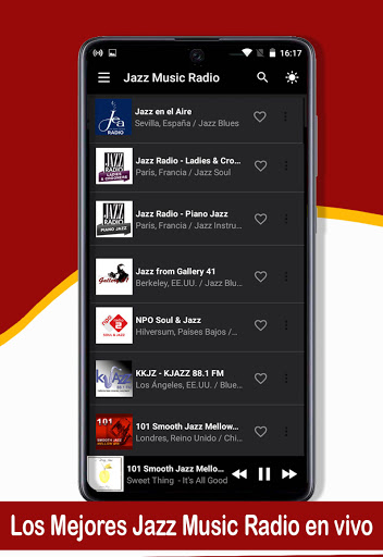 Jazz Music Radio Screen 2