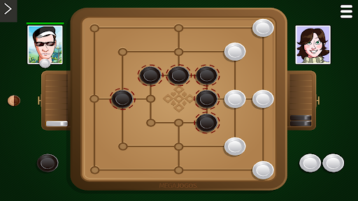Jeu du Moulin en ligne Capture d'Écran du Jeu Android 1