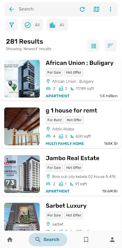 Sarrbet: Ethiopias RealEstate Screen 3