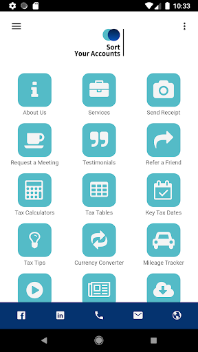 Android application Sort Your Accounts screenshort