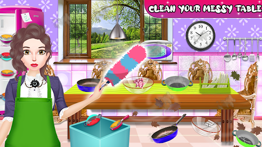 Messy Kitchen Cleaning Game Screen 2