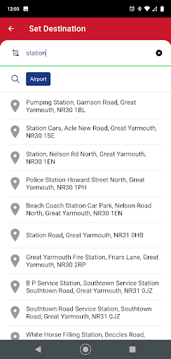 Compass Taxis Great Yarmouth Screen 2