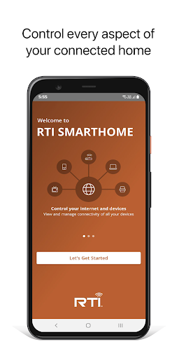 Android application RTI SMARTHOME screenshort