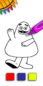 Grimace Shake Coloring book