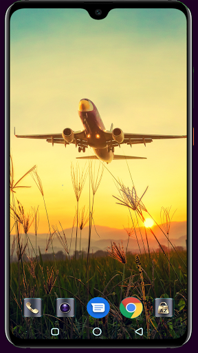 Android application Air Planes Wallpaper screenshort