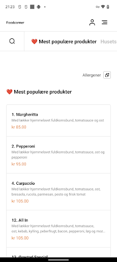 Foodcorner Ørestad Screen 3