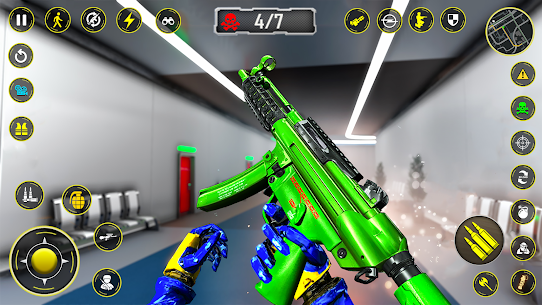 Robot Shooting Game MOD APK :Gun Games (GOD MODE/DUMB ENEMY) 2
