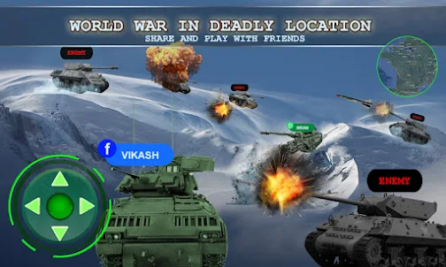 Tank War Battle 3D Game