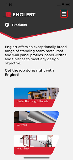 Android application Englert Inc screenshort